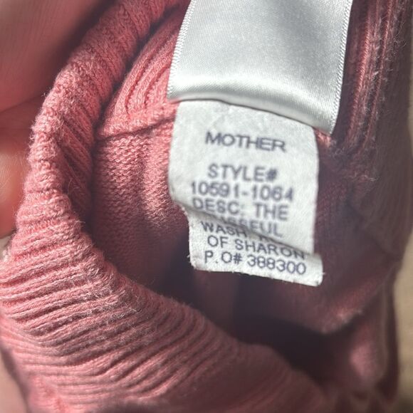 MOTHER medium the blissful ankle sweatpants rose of Sharon knit joggers - Picture 8 of 9